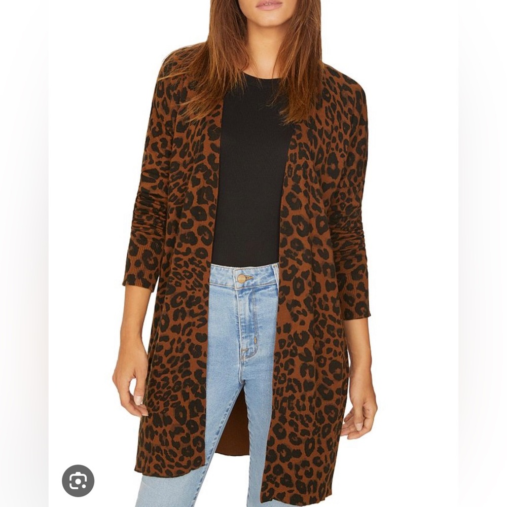 Sanctuary leopard cardigan